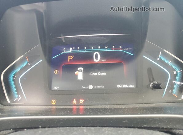 5FNRL6H9XLB031816 2020 HONDA ODYSSEY Gray ხელსაწყოთა პანელის ხედი