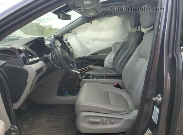 5FNRL6H9XLB031816 2020 HONDA ODYSSEY Gray წინა სალონის ხედი