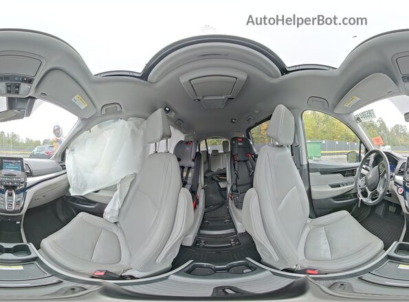 5FNRL6H9XLB031816 2020 HONDA ODYSSEY Gray სალონის 360-გრადუსიანი ხედი