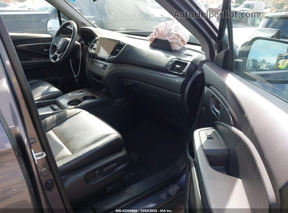 5FNYF5H26NB035381 2022 HONDA PILOT Gray Widok wnętrza z przodu