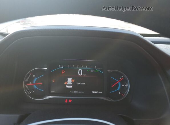 5FNYF5H30LB013284 2020 HONDA PILOT White Vista del cuadro de instrumentos