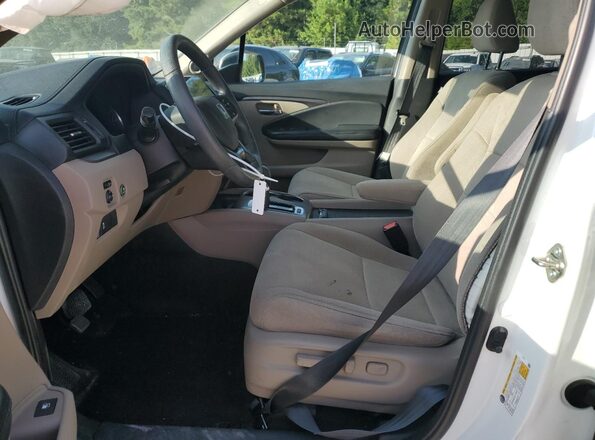 5FNYF5H30LB013284 2020 HONDA PILOT White Vista interior delantera