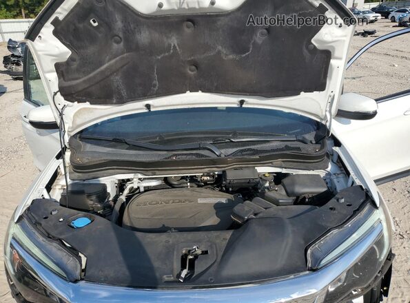 5FNYF5H30LB013284 2020 HONDA PILOT White Vista del compartimento del motor