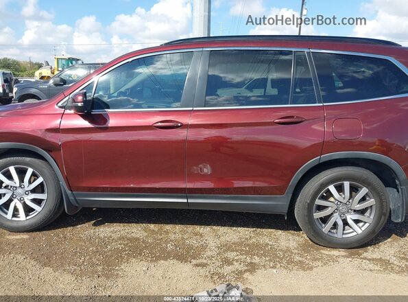 5FNYF5H32MB004961 2021 HONDA PILOT Maroon Панорамний вид салону 360°