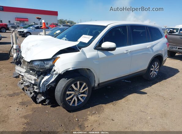 5FNYF5H36LB001429 2020 HONDA PILOT Белый Передняя левая четверть