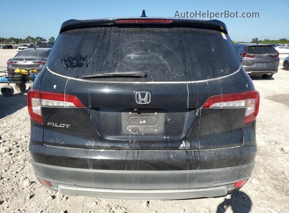 5FNYF5H39LB015986 2020 HONDA PILOT Black Vista trasera