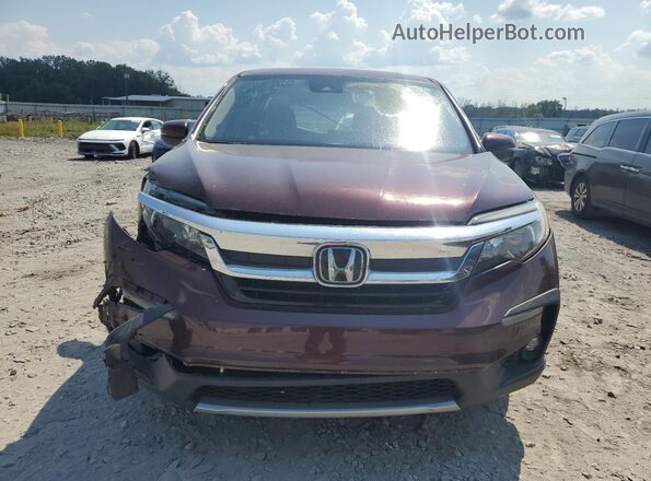 5FNYF5H50LB015019 2020 HONDA PILOT Burgundy წინა ხედი