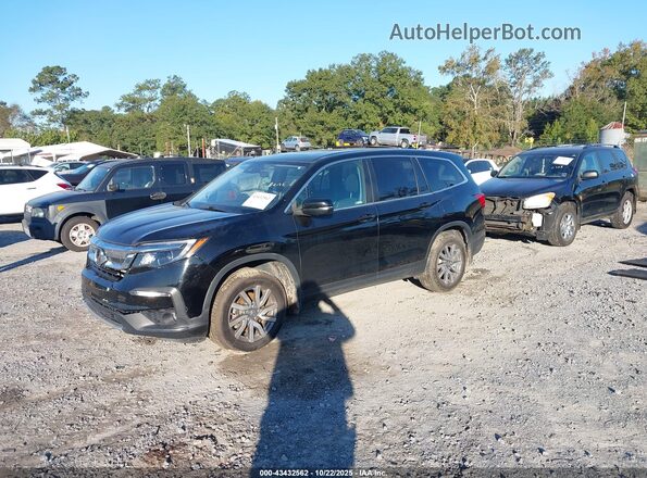 5FNYF5H52NB037459 2022 HONDA PILOT Black Առջևի ձախ երեք քառորդ տեսարան