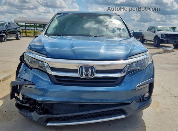 5FNYF5H53LB005746 2020 HONDA PILOT Blue Front view