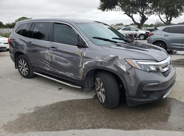 5FNYF5H56LB007166 2020 HONDA PILOT Gray Delantero derecho