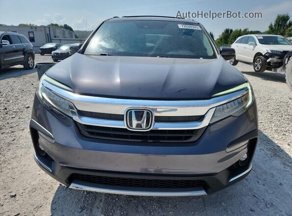 5FNYF5H65LB000170 2020 HONDA PILOT Gray Front view