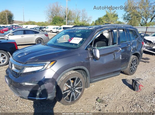 5FNYF6H01KB083323 2019 HONDA PILOT Gray Front view