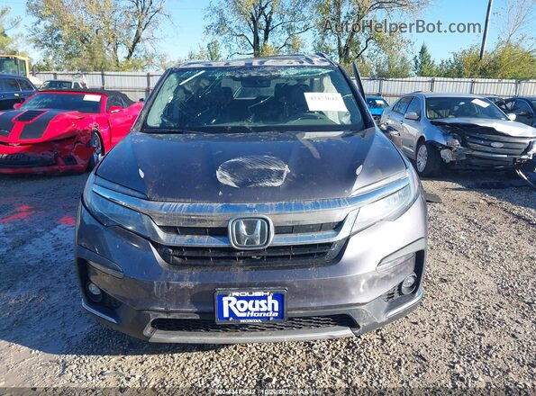 5FNYF6H01KB083323 2019 HONDA PILOT Gray Dashboard view