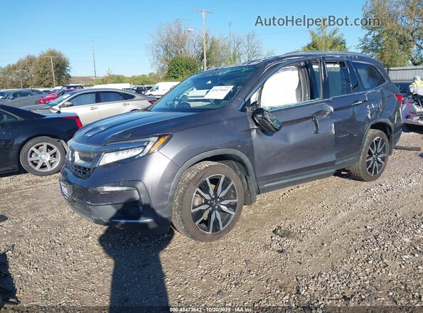 5FNYF6H01KB083323 2019 HONDA PILOT Gray Front left