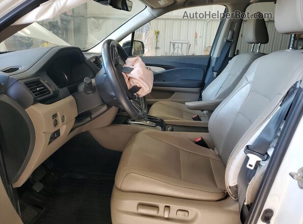 5FNYF6H01LB024290 2020 HONDA PILOT White Vista interior delantera
