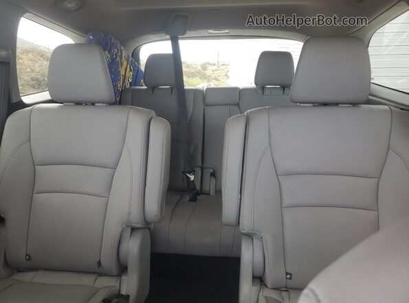 5FNYF6H02NB030473 2022 HONDA PILOT Gray Vista de los asientos traseros