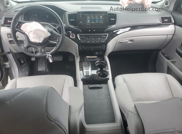 5FNYF6H02NB030473 2022 HONDA PILOT Gray Vista del salpicadero