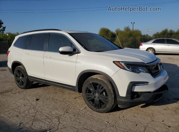 5FNYF6H21NB059710 2022 HONDA PILOT Белый Передняя правая четверть