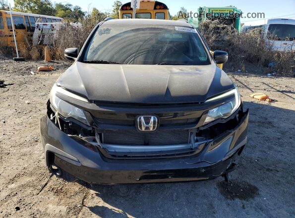 5FNYF6H22MB096747 2021 HONDA PILOT Black Front view