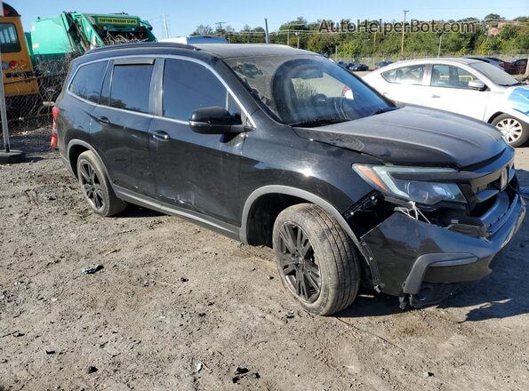 5FNYF6H22MB096747 2021 HONDA PILOT Black Front right