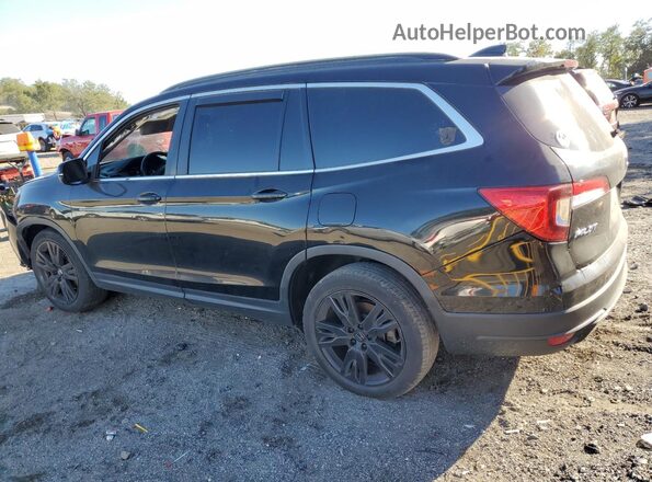 5FNYF6H22MB096747 2021 HONDA PILOT Black Rear left