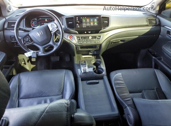 5FNYF6H22MB096747 2021 HONDA PILOT Black Dashboard view
