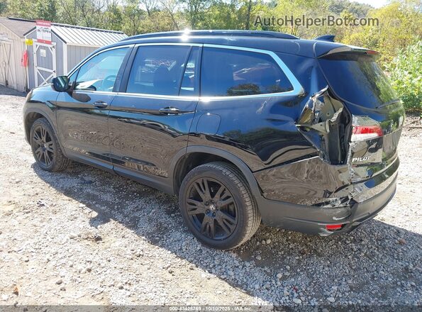5FNYF6H23MB024245 2021 HONDA PILOT Black Rear left