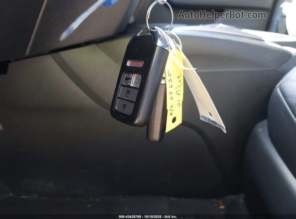 5FNYF6H23MB024245 2021 HONDA PILOT Black Dashboard view