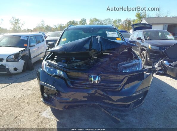 5FNYF6H28NB057646 2022 HONDA PILOT Черный Вид щитка приборов