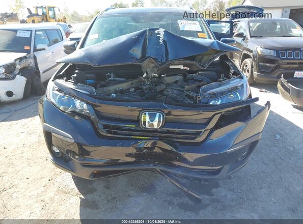 5FNYF6H28NB057646 2022 HONDA PILOT Черный Вид спереди