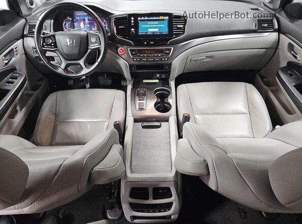 5FNYF6H2XNB073492 2022 HONDA PILOT Серебряный Вид панели приборов