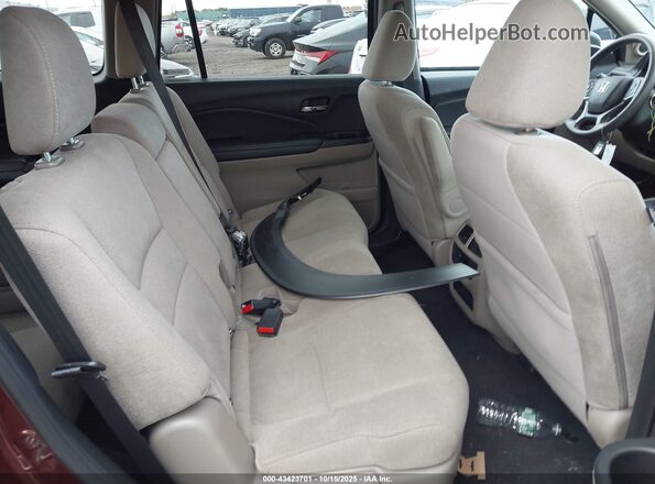 5FNYF6H35MB027317 2021 HONDA PILOT Бордовый Вид наклейки с VIN-кодом