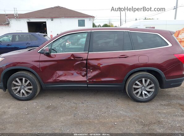 5FNYF6H35MB027317 2021 HONDA PILOT Бордовый Панорамный вид салона 360°