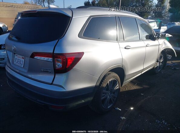 5FNYF6H37NB071689 2022 HONDA PILOT Silver Հետևի աջ