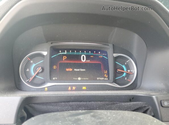 5FNYF6H52LB062932 2020 HONDA PILOT Gray Instrument cluster view