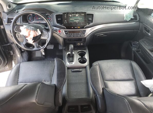 5FNYF6H52LB062932 2020 HONDA PILOT Gray Dashboard view