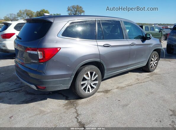 5FNYF6H52MB100421 2021 HONDA PILOT Gray Задня права чверть