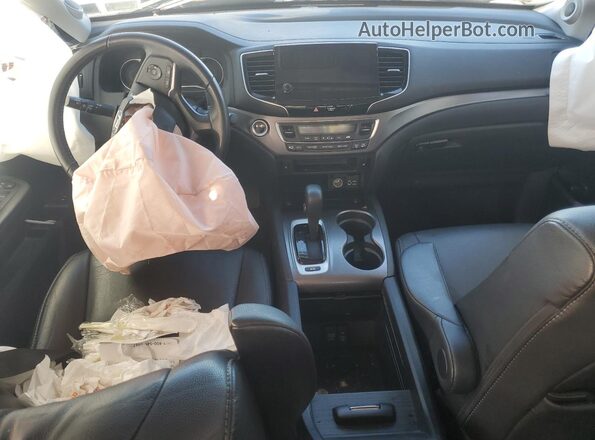 5FNYF6H57LB027108 2020 HONDA PILOT White Вид панелі приладів
