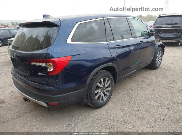 5FNYF6H58LB012004 2020 HONDA PILOT Синий Задняя правая четверть