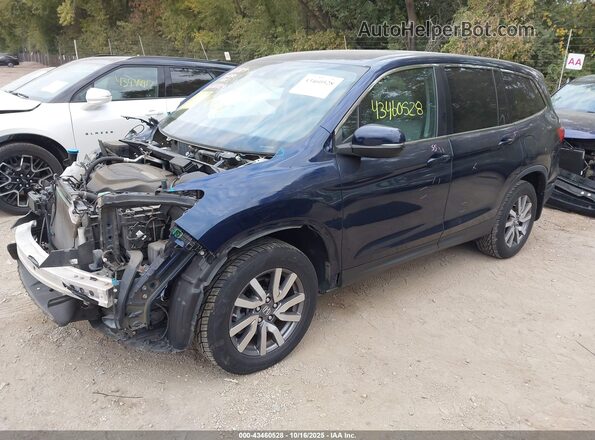 5FNYF6H58LB012004 2020 HONDA PILOT Синий Передняя левая четверть