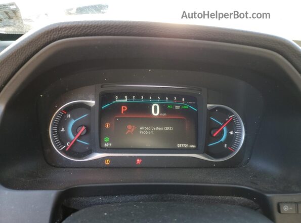 5FNYF6H58LB045293 2020 HONDA PILOT Silver ხელსაწყოთა პანელის ხედი