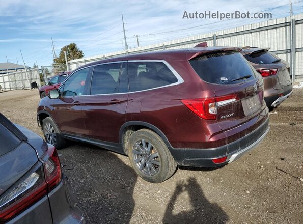 5FNYF6H59LB006258 2020 HONDA PILOT Burgundy Задня ліва чверть