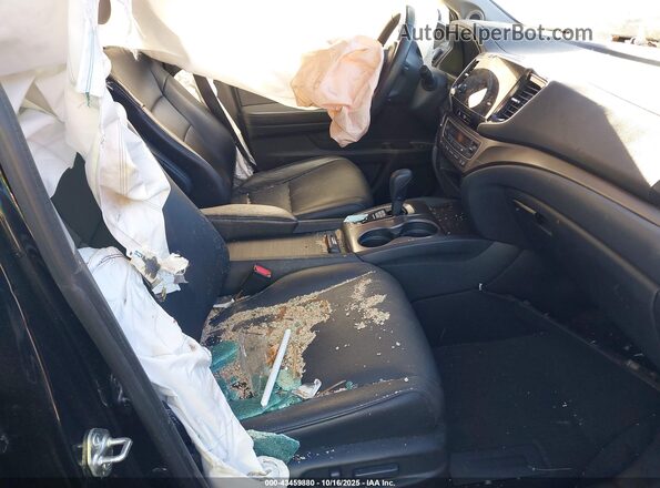 5FNYF6H5XLB045649 2020 HONDA PILOT Black Front interior view
