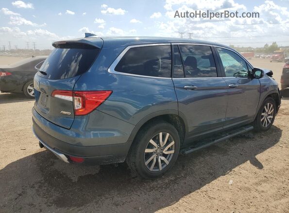 5FNYF6H5XLB061835 2020 HONDA PILOT Blue Rear right