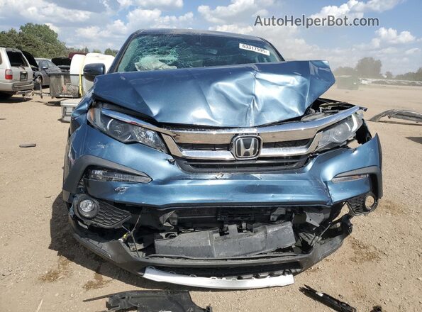 5FNYF6H5XLB061835 2020 HONDA PILOT Blue Front view