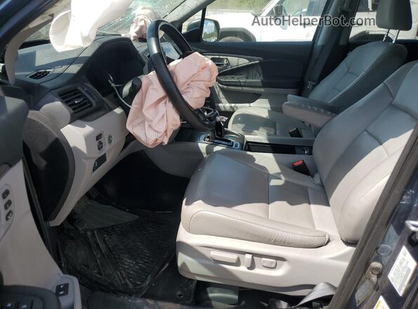 5FNYF6H5XLB061835 2020 HONDA PILOT Blue Front interior view