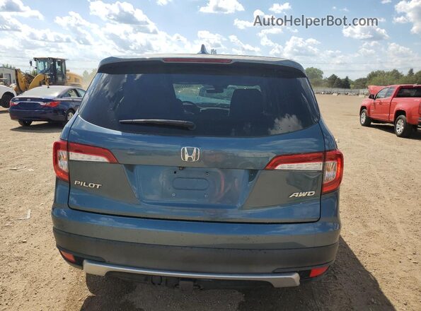 5FNYF6H5XLB061835 2020 HONDA PILOT Blue Rear view