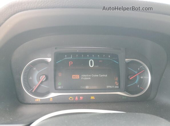 5FNYF6H5XLB061835 2020 HONDA PILOT Blue Instrument cluster view