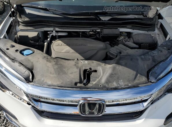 5FNYF6H63MB010672 2021 HONDA PILOT Белый Вид подкапотного пространства
