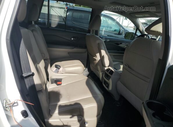 5FNYF6H63MB010672 2021 HONDA PILOT Белый Вид задней части салона